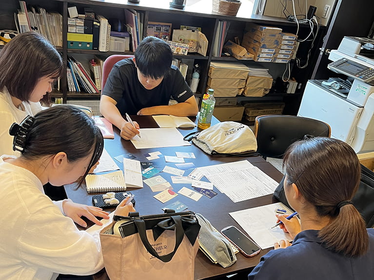 インターンシップの様子