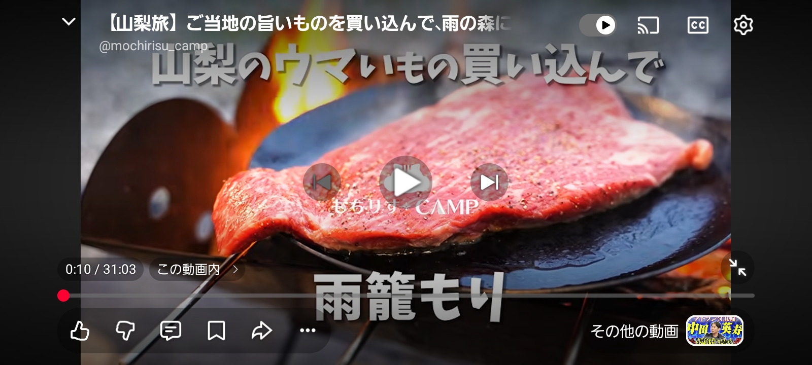 バーベキュー動画